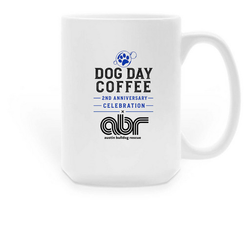 Dog Day Coffee Turns 2!&nbsp;, a White Large Coffee Mug