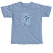 Henderson's Summer Tee (Blue Heart), a Washed Denim Comfort Colors Unisex Tee