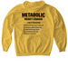 Metabolic reset hoodie, a Daisy Softstyle Pullover Hoodie (back-view)