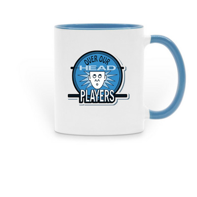 OOHP MUG, a Light Blue Two-Tone Ceramic Mug