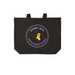 APHON DFW Tote, a Deep Black Cotton Canvas Tote Bag