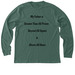 My Father is Greater Than All Power, a Heather Forest Premium Long Sleeve Tee