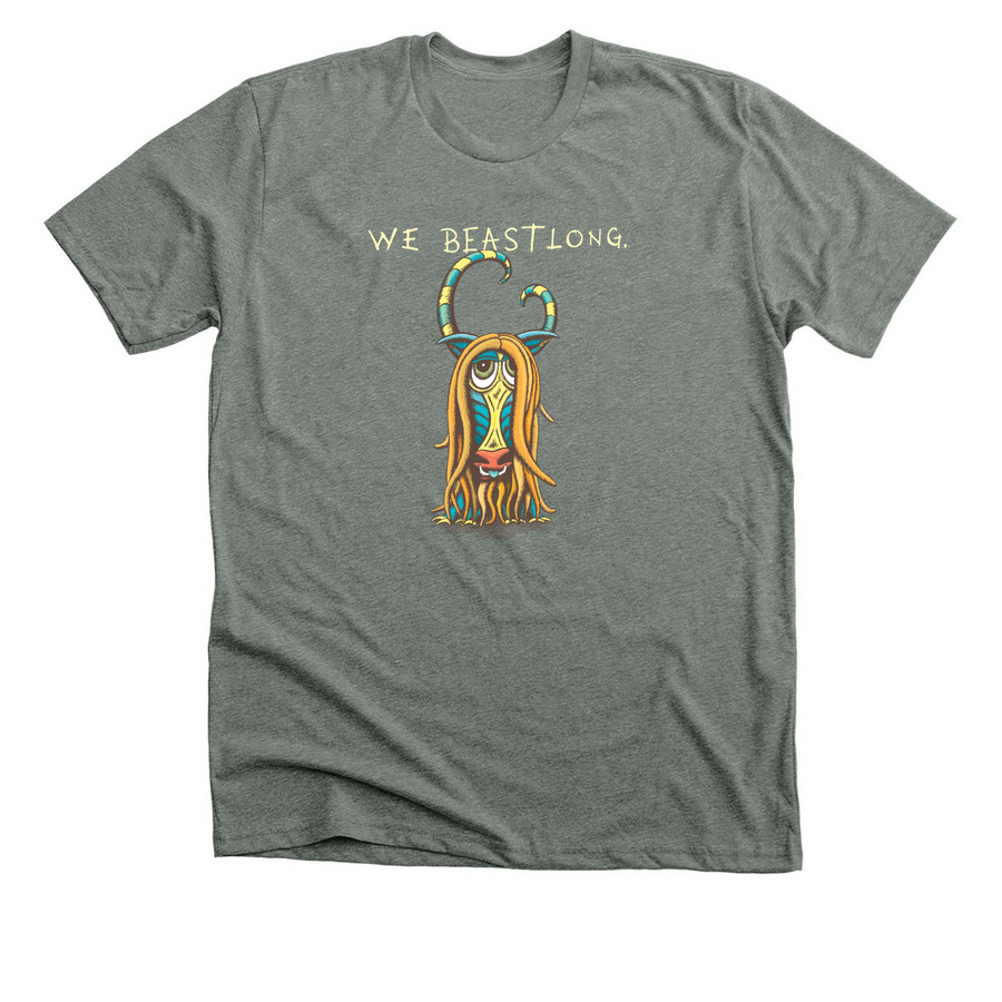 It's Yakoon!, a Deep Heather Premium Unisex Tee