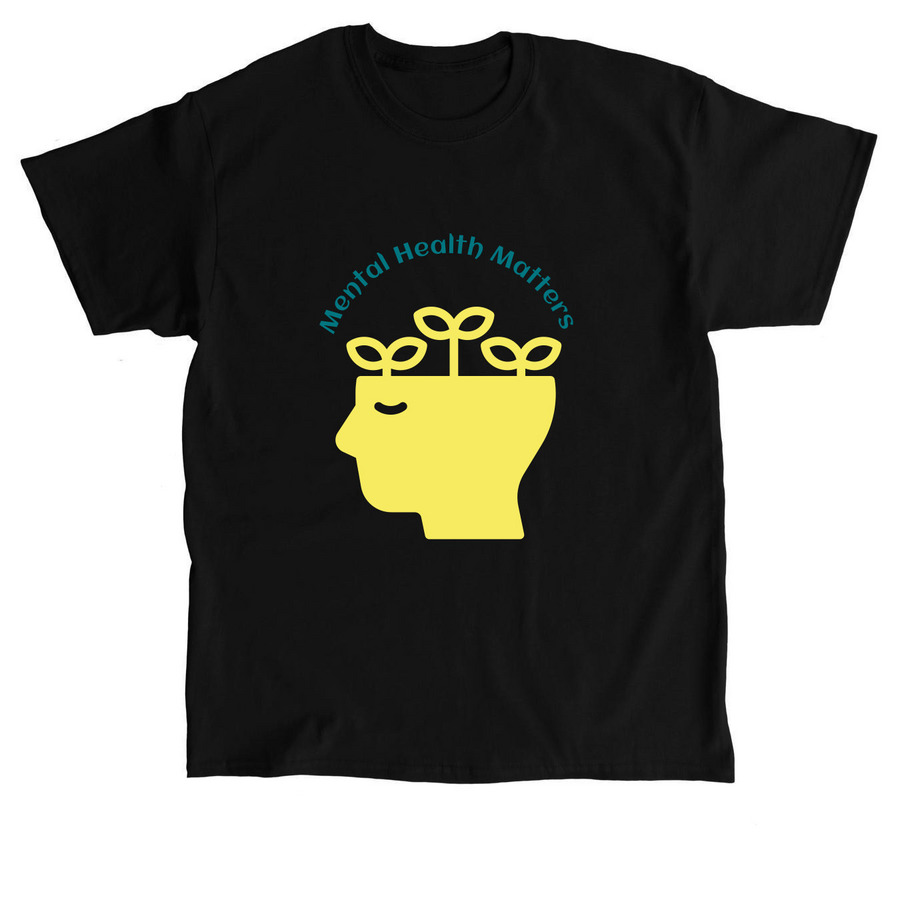 Mental Health Matters, a Black Classic Unisex Tee