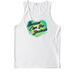 Abortion Cops Are Bastards?Green, a Bright White Allmade Eco Triblend Tank