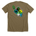 Hazmat Tech 2026, a Heather Olive Premium Unisex Tee (back-view)