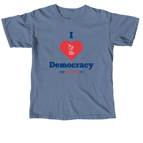 Civics Learning Project, a Blue Jean Comfort Colors Unisex Tee