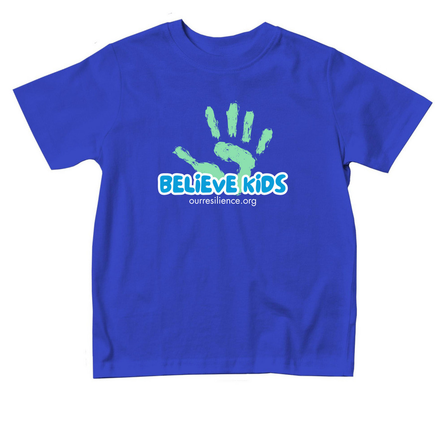 Believe Kids Toddler Shirt, a Royal Blue Toddler Tee