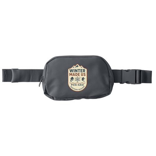 PSIA-AASI Eastern Region 2025 Design - hips, a Storm Grey Matte Hip Pack