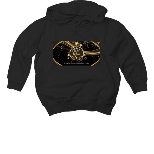 Hope Wins-Toddler, a Black Toddler Pullover Hoodie