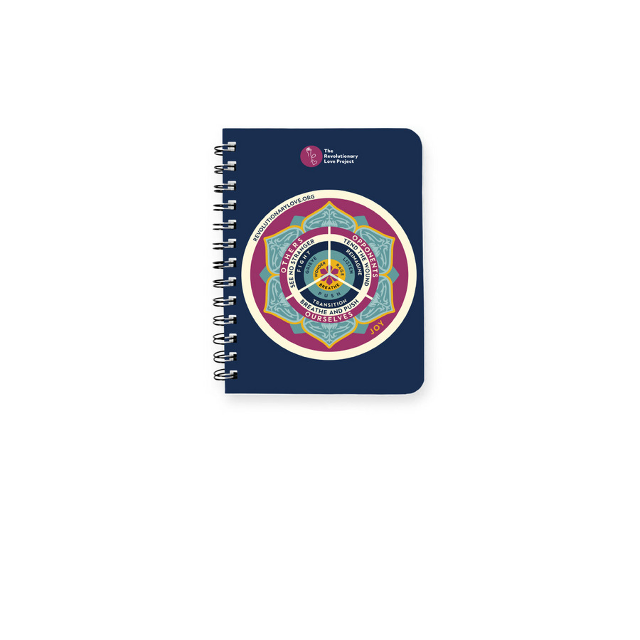 Compass Notebook, a White Spiral Notebook