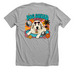 Yeti Spaghetti, a Athletic Heather Premium Unisex Tee (back-view)