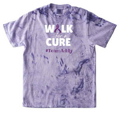 Team Addy 2025, a Amethyst Comfort Colors Colorblast Tee