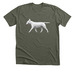 Bantam (Lenard), a Heather Military Green Premium Unisex Tee