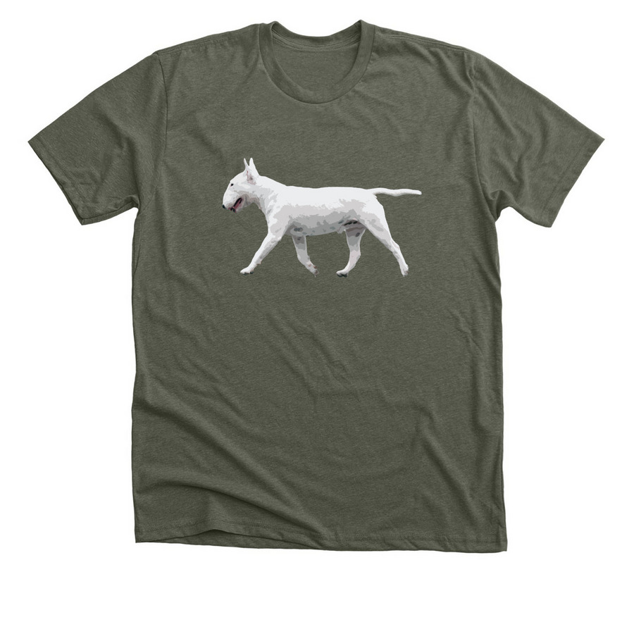 Bantam (Lenard), a Heather Military Green Premium Unisex Tee