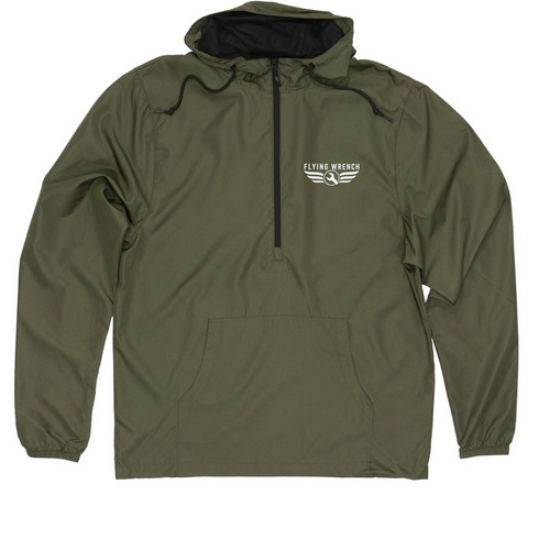 FlyingWrench Windbreaker ?&nbsp;, a Army Quarter-Zip Windbreaker
