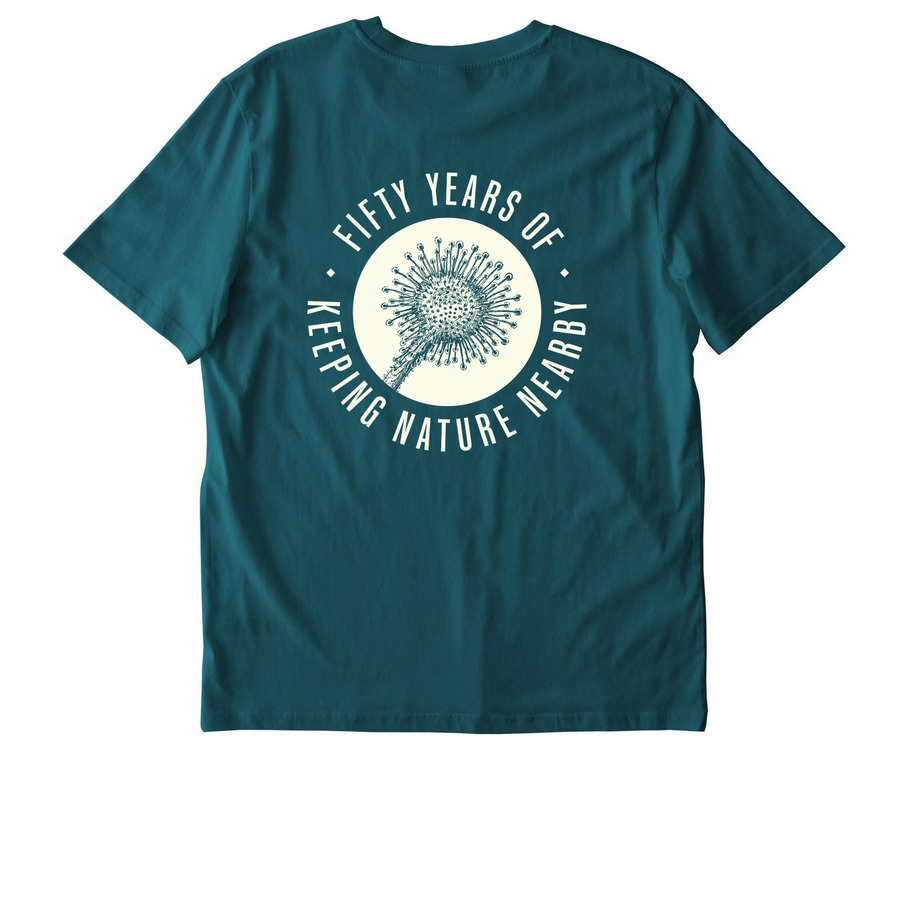 Sundew ? Dark, a Stargazer Stanley/Stella Unisex Creator 2.0 Tee (back-view)