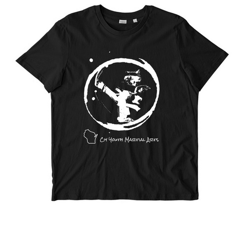 Wisconsin Martial Arts Tee, a Black Stanley/Stella Unisex Crafter Tee