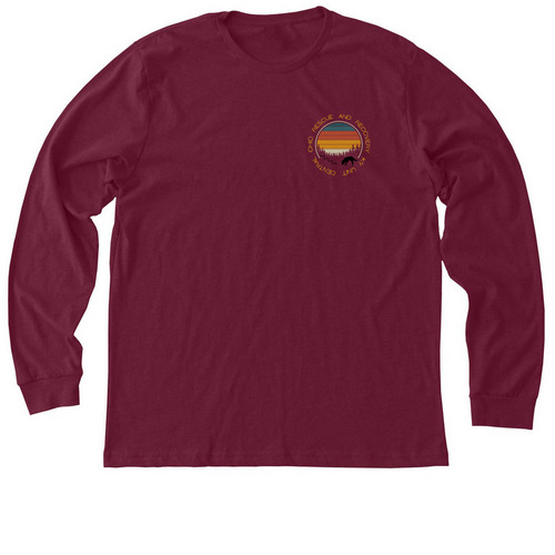 Hide and Seek | CORRK9U, a Heather Cardinal Premium Long Sleeve Tee