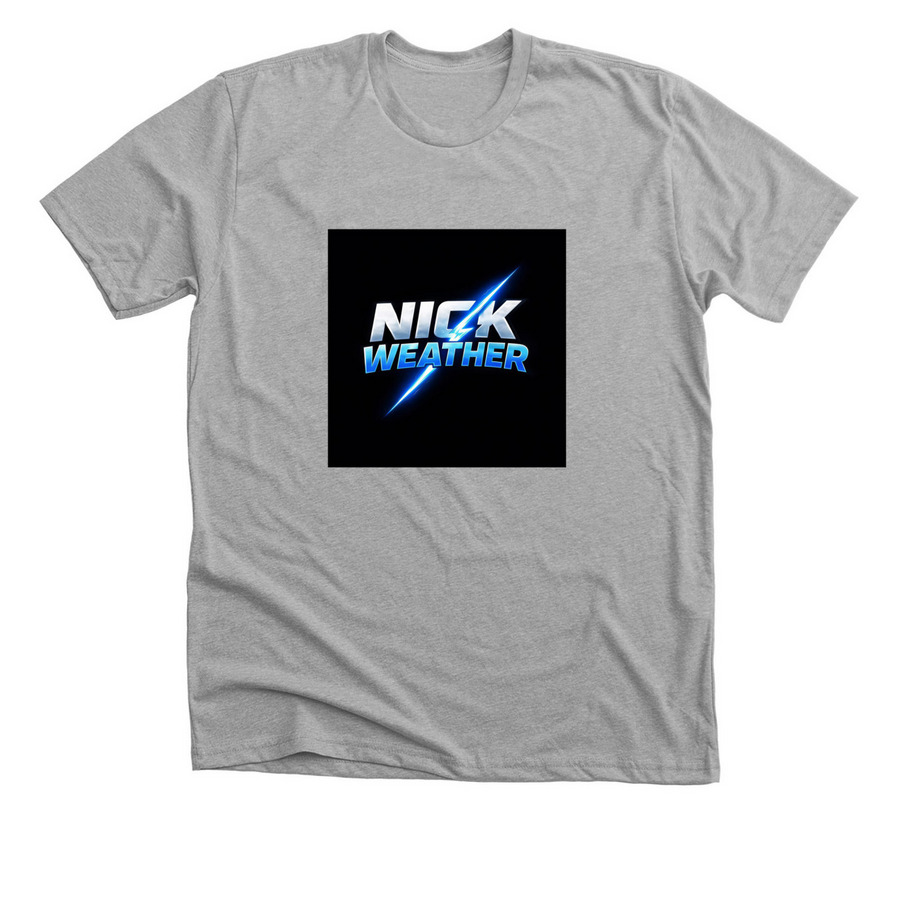 nick weather&nbsp;, a Athletic Heather Premium Unisex Tee