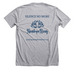 STOLEN PEOPLE, a Athletic Heather Premium Unisex Tee (back-view)