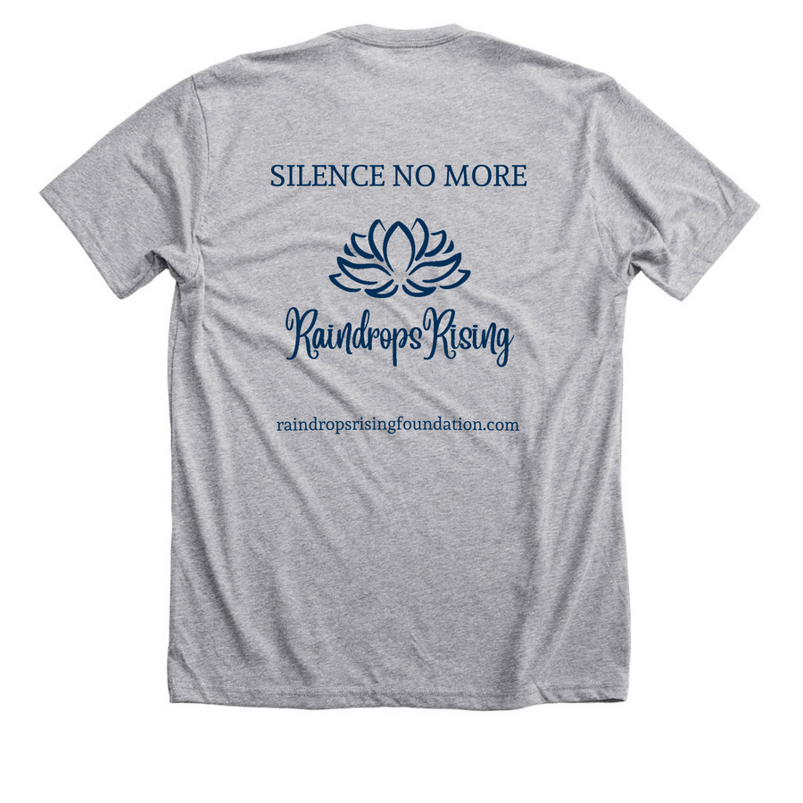 STOLEN PEOPLE, a Athletic Heather Premium Unisex Tee (back-view)