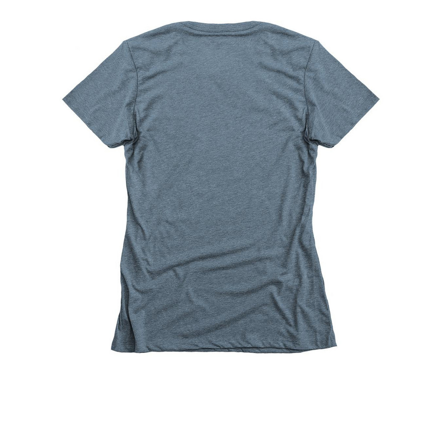 Saving Seniors, a Indigo Women's Slim Fit Tee (back-view)
