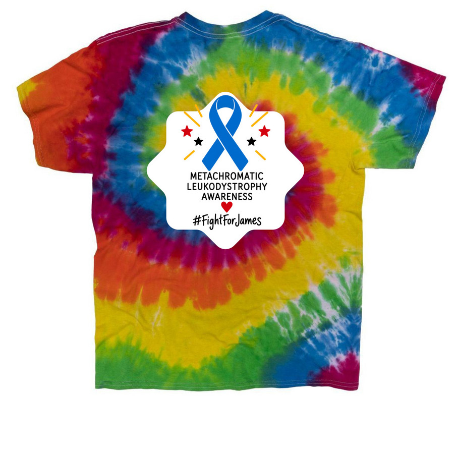 ?The Poppy? - Fight For James Shirt ?, a Moondance Classic Tie Dye Tee (back-view)