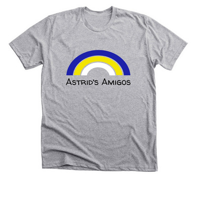 Astrid?s Amigos ??, a Athletic Heather Premium Unisex Tee