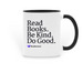 A Booktrovert's Manifesto, a Black Two-Tone Ceramic Mug