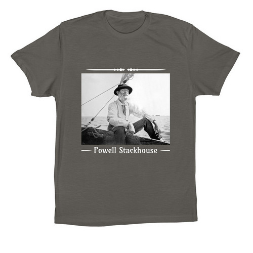 Powell Shirt w/ Deed Excerpt, a Asphalt Premium Cotton Tee