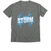 Lightning Storm, a Deep Heather Premium V-Neck Tee