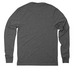 Support Brian Bowles for Coroner!, a Aluminum Grey Allmade Eco Triblend Long Sleeve Tee (back-view)