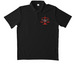 Law Merch Activewear (white lettering), a Black Unisex Performance Polo