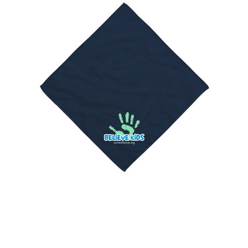 Believe Kids Bandana, a Navy Cotton Bandana