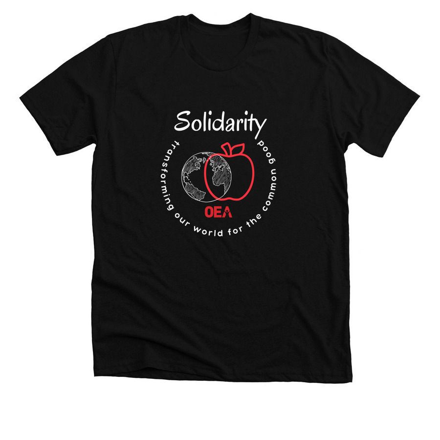25 OEA OrgCon, a Solid Black Blend Premium Unisex Tee