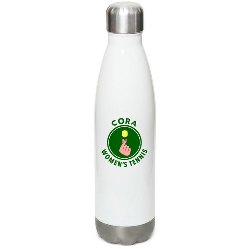 CORA Women's Tennis water bottle&nbsp;, a White Stainless Steel Water Bottle