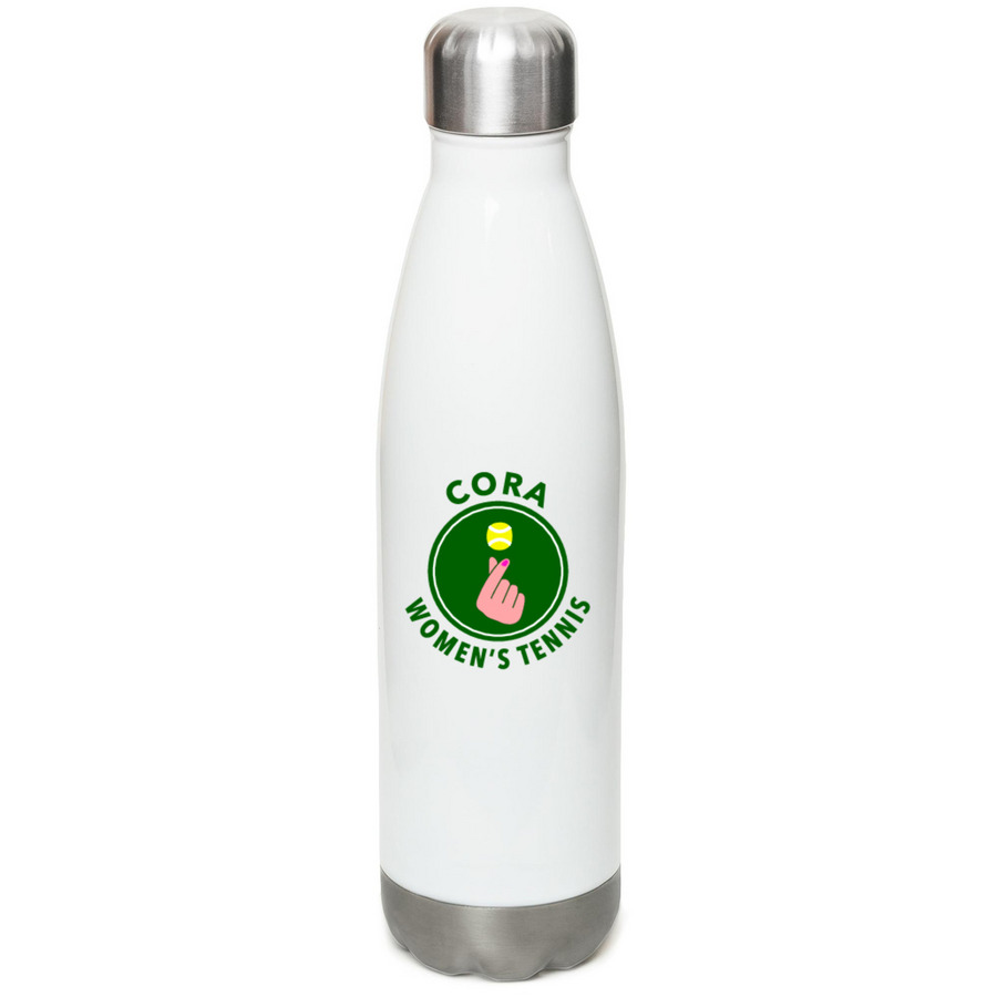 CORA Women's Tennis water bottle&nbsp;, a White Stainless Steel Water Bottle