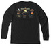 Match the Hatch MHSST Logo Front/Back - M, a Solid Black Blend Premium Long Sleeve Tee (back-view)