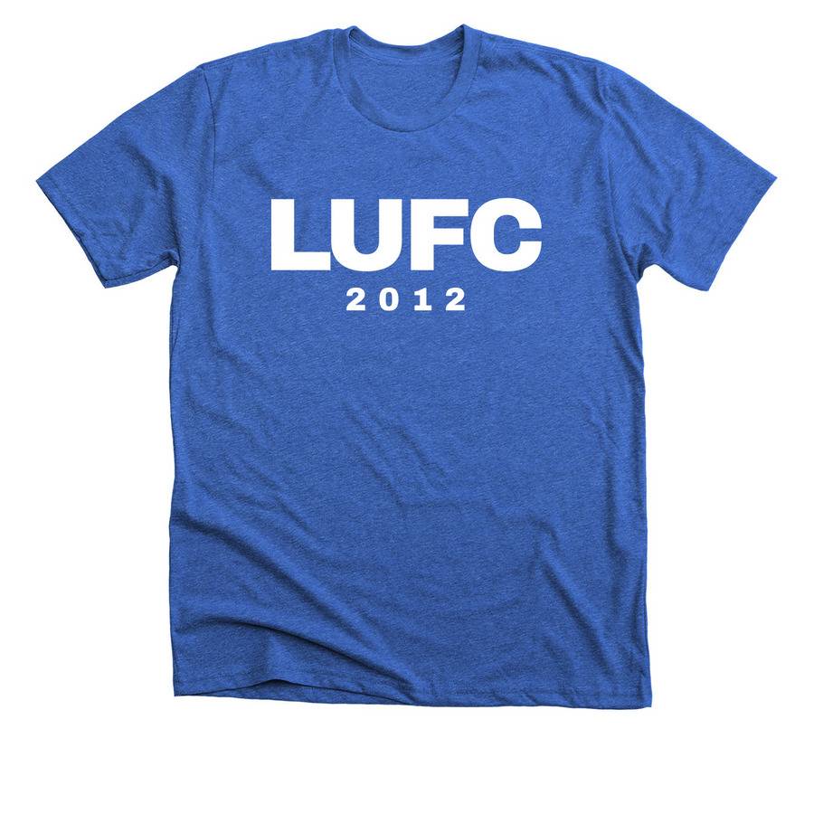 LUFC Tie Dye Party, a Heather True Royal Premium Unisex Tee