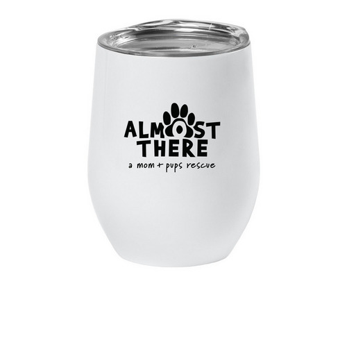 ATR Insulated Wine Tumbler, a White Insulated Wine Cup