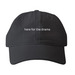 Hats, a Black Printed Pigment Dye Baseball Cap