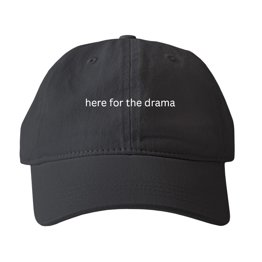 Hats, a Black Printed Pigment Dye Baseball Cap