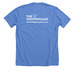The Nightingales Shirts, a Heather Columbia Blue Premium Unisex Tee (back-view)