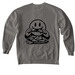 The family clan, a Grey Comfort Colors Crewneck Sweatshirt (back-view)