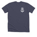 Her New Frontier Apparel, a Heather Midnight Navy Premium Unisex Tee
