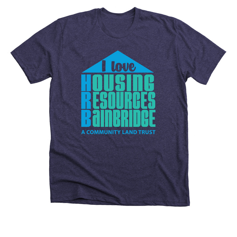 I love HRB (version 2), a Heather Lapis Premium Unisex Tee