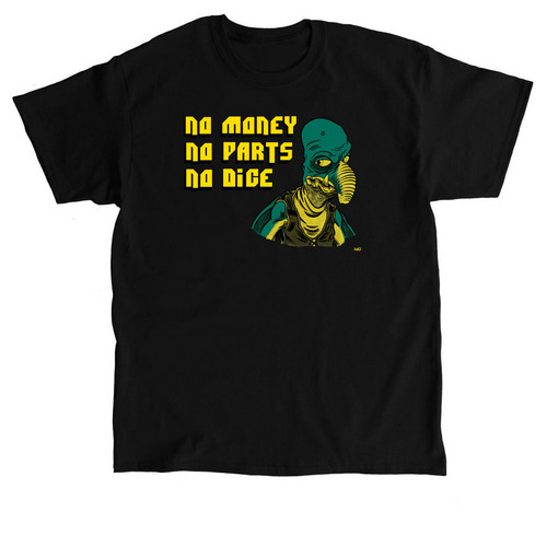 No Dice, a Black Classic Unisex Tee
