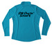 Charter athleisure, a Atomic Blue Women's Performance Quarter Zip Pullover (back-view)