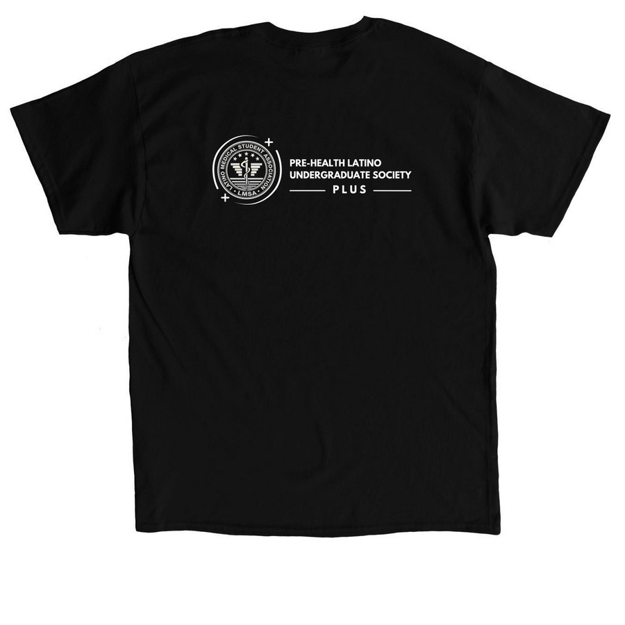 LMSA+ Shirts & Sweatshirts (Dark version), a Black Classic Unisex Tee (back-view)